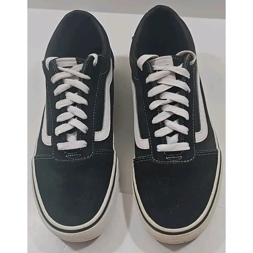 Vans Old Skool Classic Skate Shows Black & White Mens 9.5 Womens 11 Unisex Retro - Picture 5 of 16